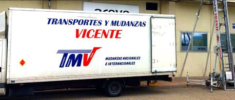 Mudanzas Vicente trailer de camión